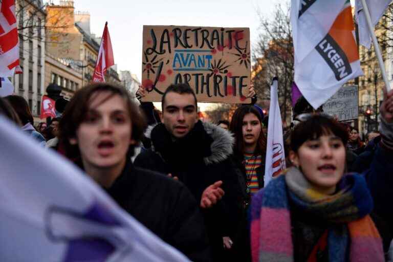 France |  Fifth day of mobilization against the pension reform on February 16