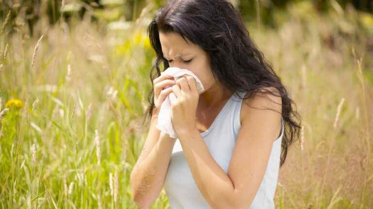 France goes into red risk of allergy to pollens