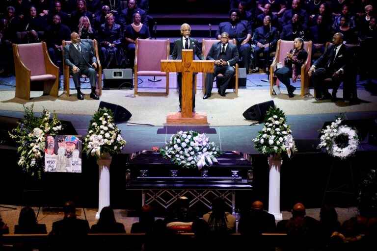 Funeral of Tire Nichols |  Emotion and anger against police violence