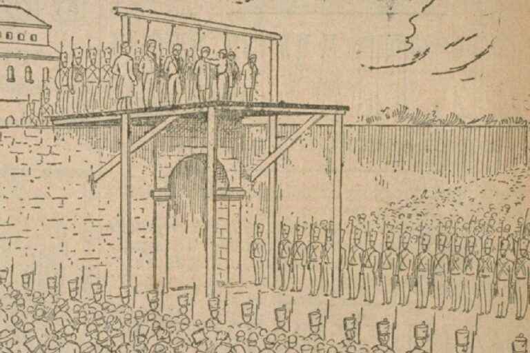 Hanging of five patriots in 1839 |  A real commemoration requested by the SSJB