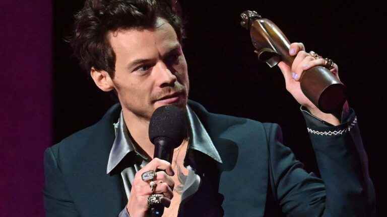 Harry Styles crowned artist of the year on Saturday night in London