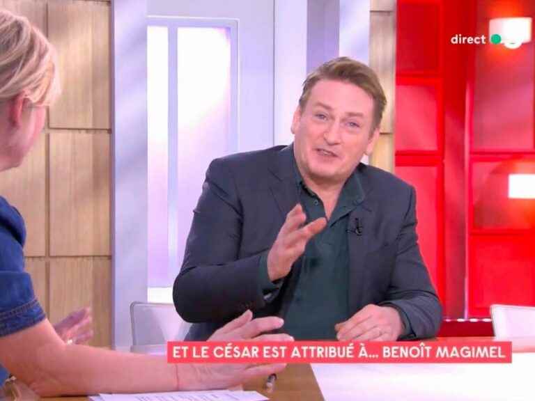 “He doesn’t like anything!”, In “C to you”, Benoît Magimel reveals what Brad Pitt said to him at the dinner after Caesar, Anne-Elisabeth Lemoine very surprised!