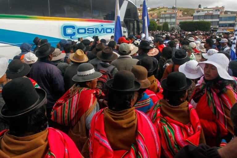 Hundreds of Peruvians converge on Lima to demonstrate