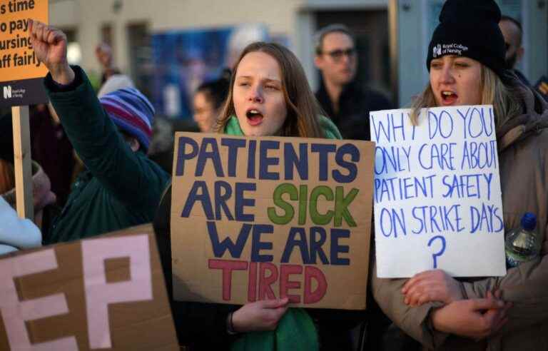 In the United Kingdom, the public health service faces the largest strike in its history