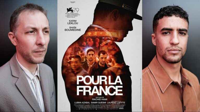 Rachid Hami and Shaïn Boumedine, brothers in arms in the film “Pour la France”