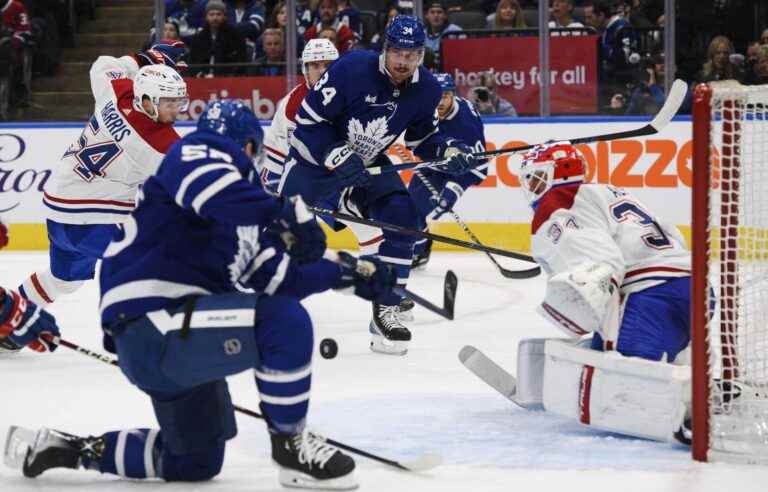 The Canadian defeated 5-1 by the Maple Leafs