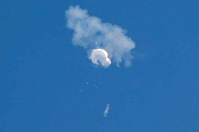 The last remnants of the Chinese balloon collected on the American coast