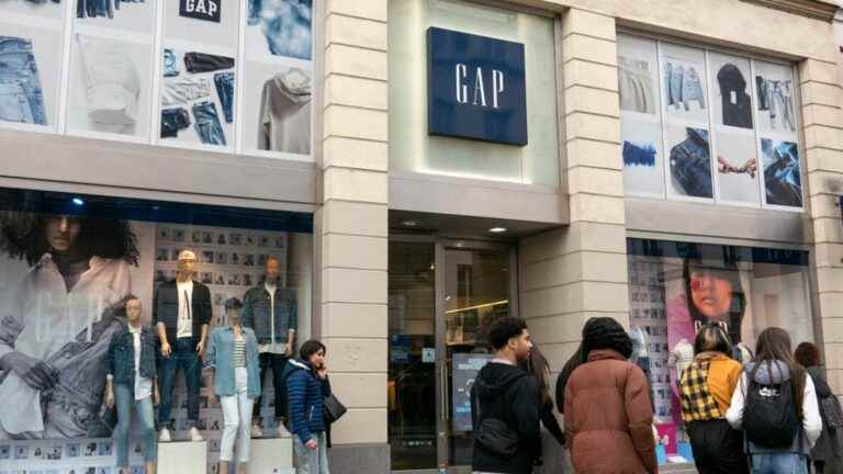 The ready-to-wear brand Gap France “temporarily” ceases its online sales activities