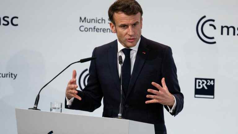 “Today, the time is not for dialogue”, launches Emmanuel Macron