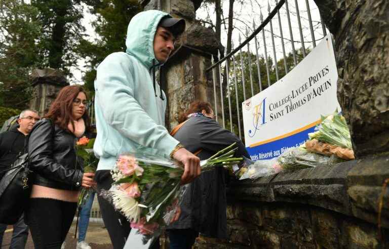 Tribute to the French teacher killed in her classroom