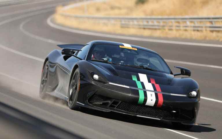 Two acceleration records for the Pininfarina Battista