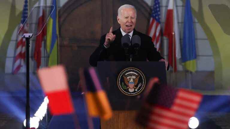 “Ukraine will never be a victory for Russia”, proclaims Joe Biden in Warsaw