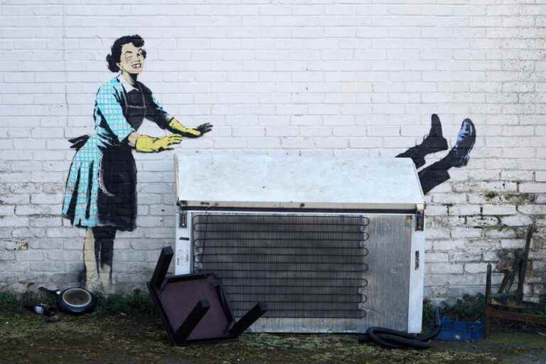 Valentine’s Day |  Banksy unveils a work on domestic violence