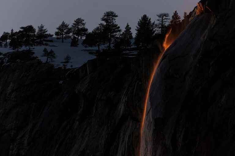 Yosemite National Park |  A “cascade of fire” delights photographers