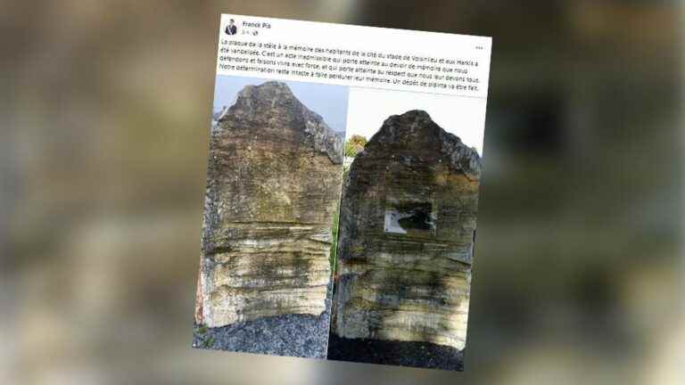 a commemorative stele in particular in memory of the vandalized Harkis, the city of Beauvais files a complaint