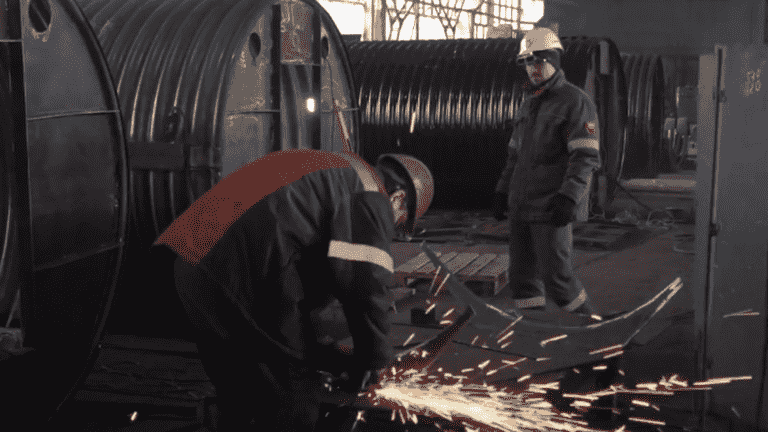 a factory manufactures steel bunkers