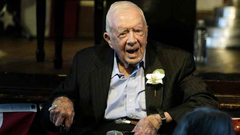 former President Jimmy Carter in palliative home care