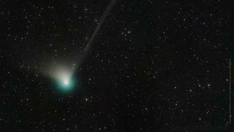 franceinfo junior.  How to observe comet C/2022 E3 visible to the naked eye from Earth?