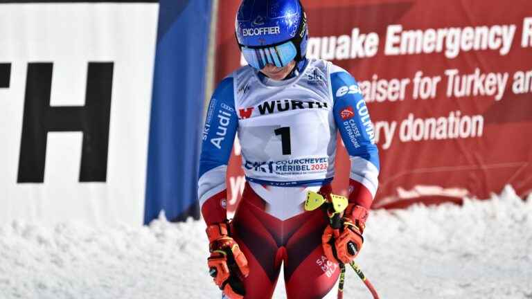 huge disappointment for Tessa Worley, who fell during the giant won by Mikaela Shiffrin