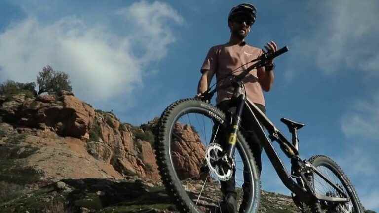 meeting with Kilian Bron, the mountain bike tightrope walker