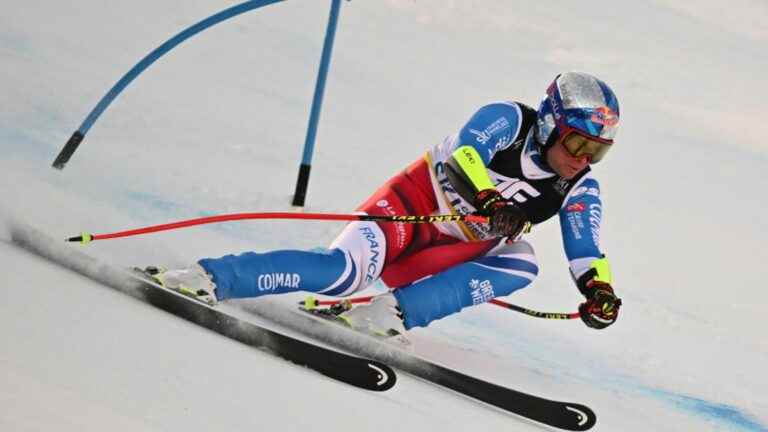 new medal for Alexis Pinturault, in bronze on the super-G, behind the surprise James Crawford