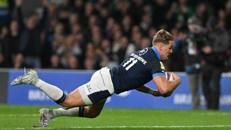 relive the seven tries of the match, including the incredible slalom of the Scotsman Duhan Van der Merwe