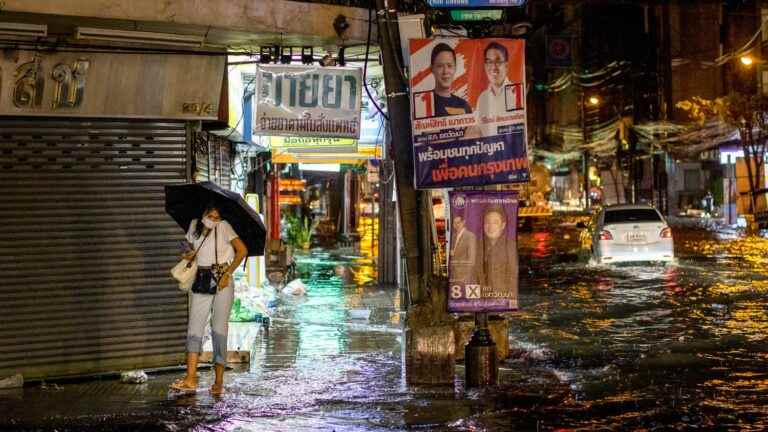 rising sea levels in Bangkok and the Tuvalu archipelago