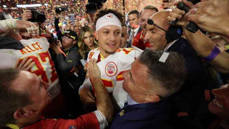 the Kansas City Chiefs and their diamond Patrick Mahomes crowned against the Philadelphia Eagles after an exceptional final