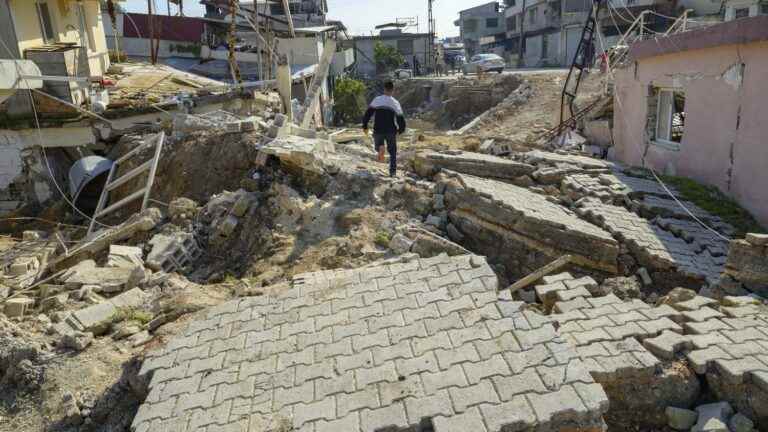 the village of Demirkopru devastated by the earthquake in Turkey