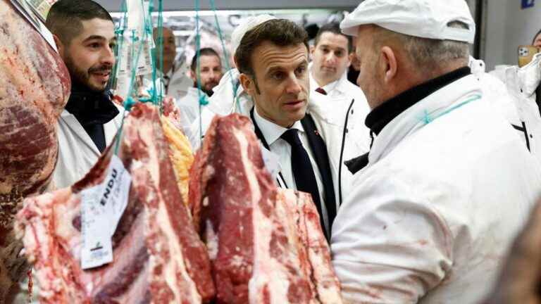 visiting the Rungis market, Emmanuel Macron maintains that it is necessary “to work a little longer”