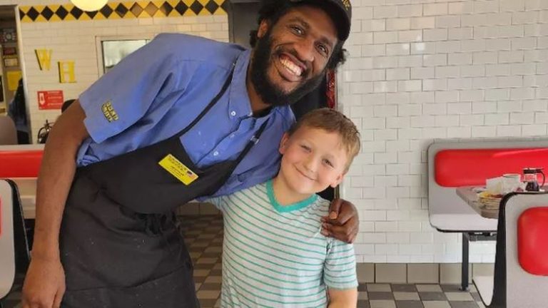 8-year-old boy opens a fundraiser to help his favorite waffle vendor and raises $100,000