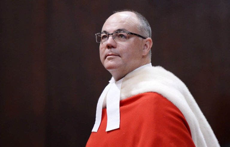 A complaint has been filed against Justice Russell Brown of the Supreme Court of Canada