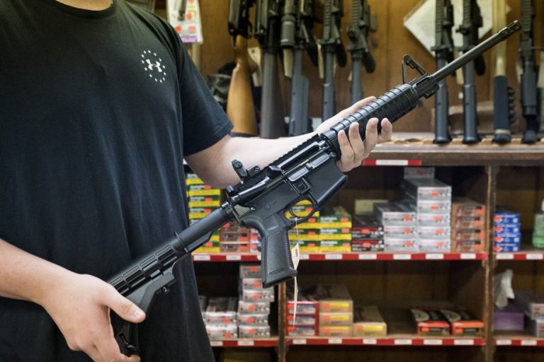 A majority of Americans find it weird to own assault rifles, says Biden