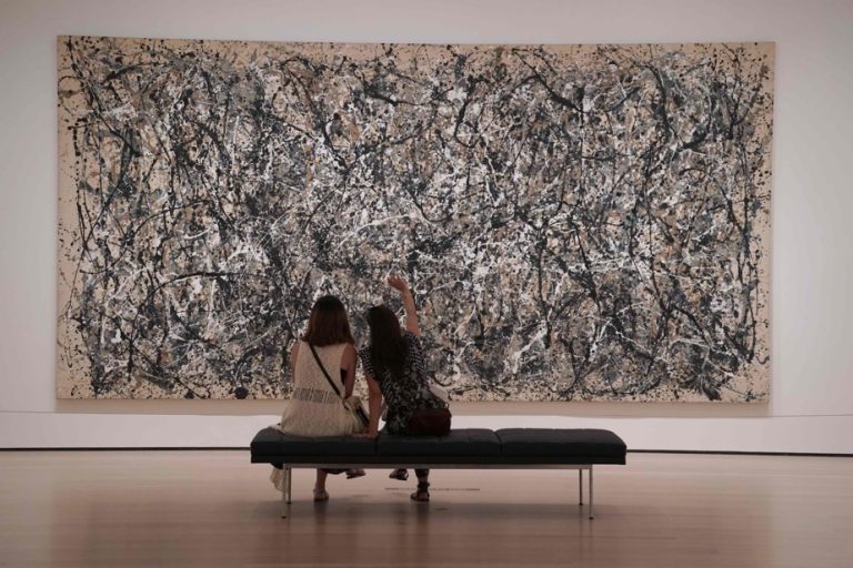 A possible work of Jackson Pollock is discovered in Bulgaria