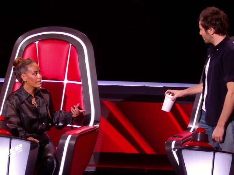 Amel Bent ascent in “The Voice”, she reframes her rival in the middle of the show