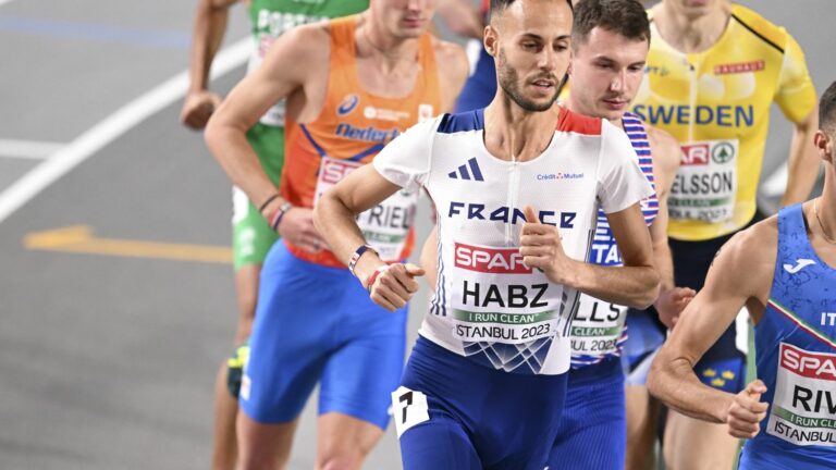 Azeddine Habz in bronze in the 1,500m, first medal for France