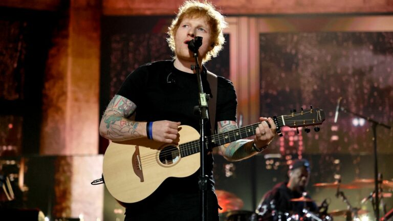 British singer Ed Sheeran announces the release of a new album and a European tour