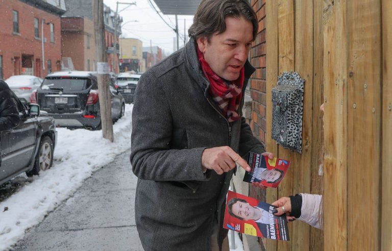 By-election day in Saint-Henri–Sainte-Anne in Montreal