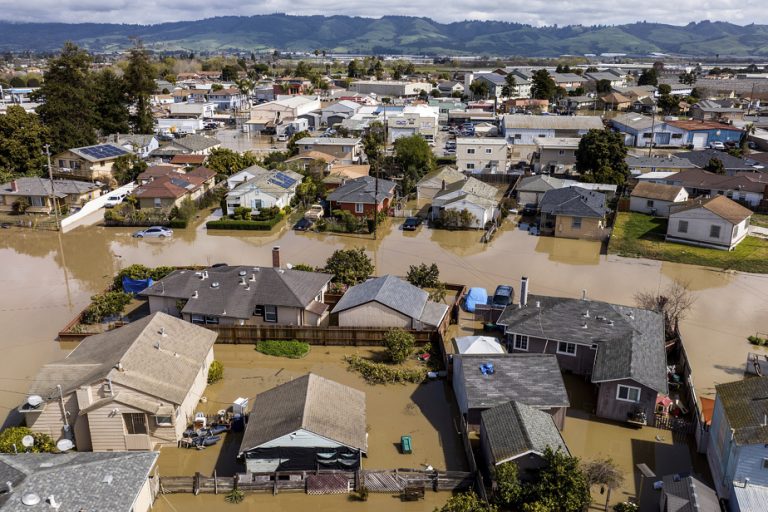 California struggles between storms