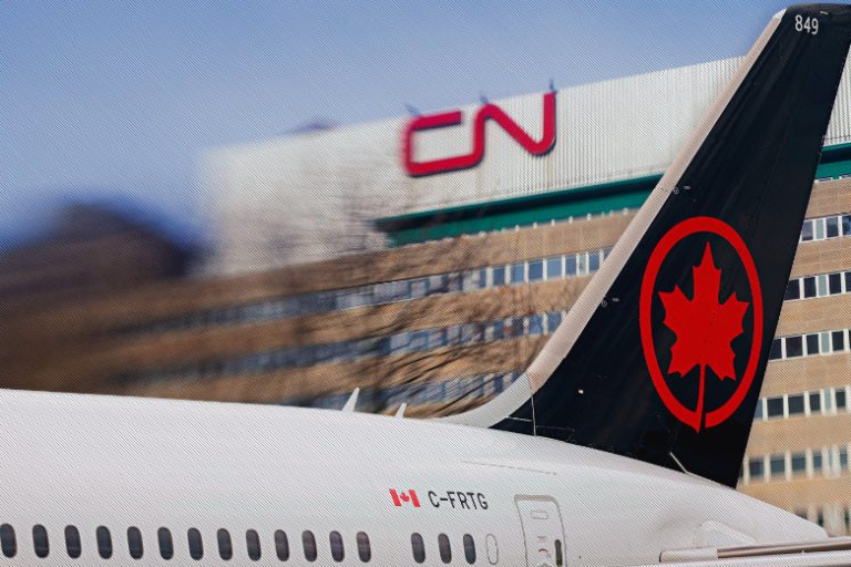 Charter of the French language |  Air Canada and CN slow to comply