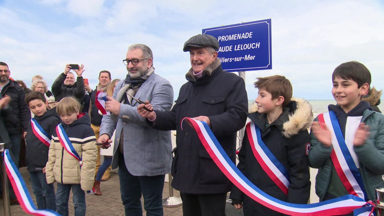 Claude Lelouch inaugurates a walk in his name in Villers-sur-Mer and reaffirms his love for Normandy