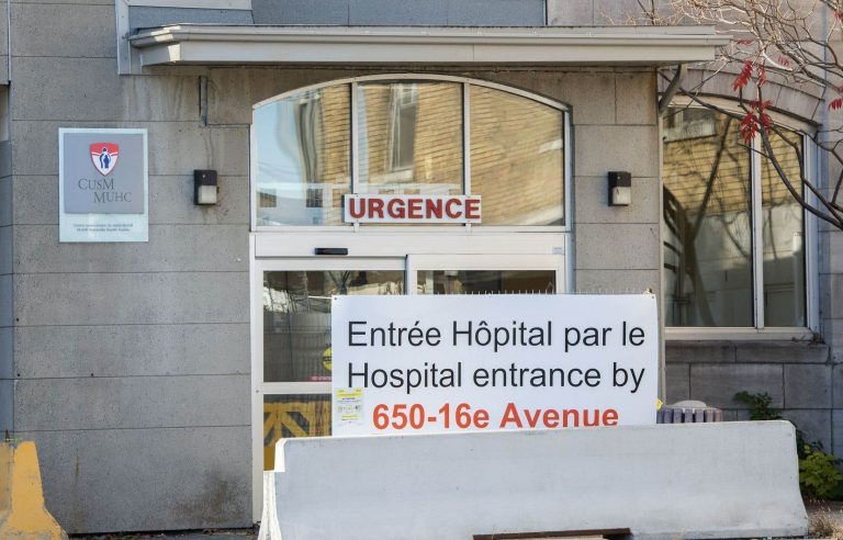 Demonstration by Lachine Hospital employees