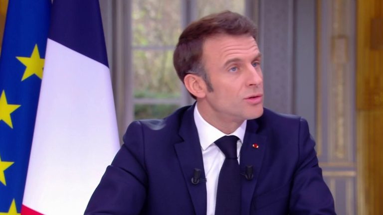 Emmanuel Macron assumes his text