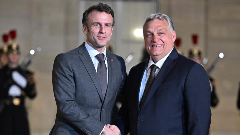 Emmanuel Macron dined with Viktor Orban to insist on “the unity of European countries”