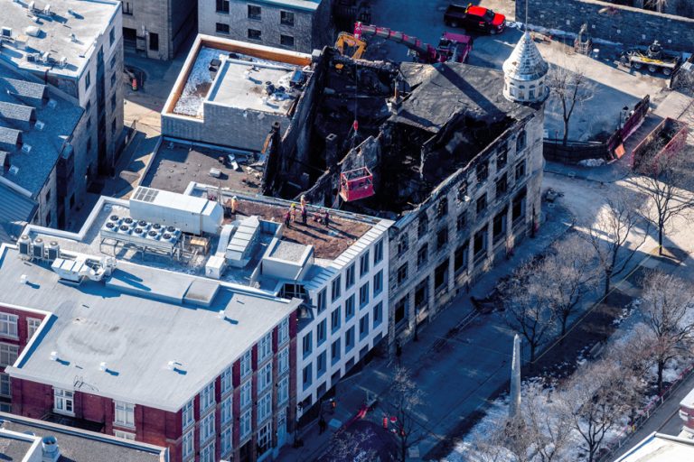 Fire in Old Montreal |  A fifth victim extricated from the rubble