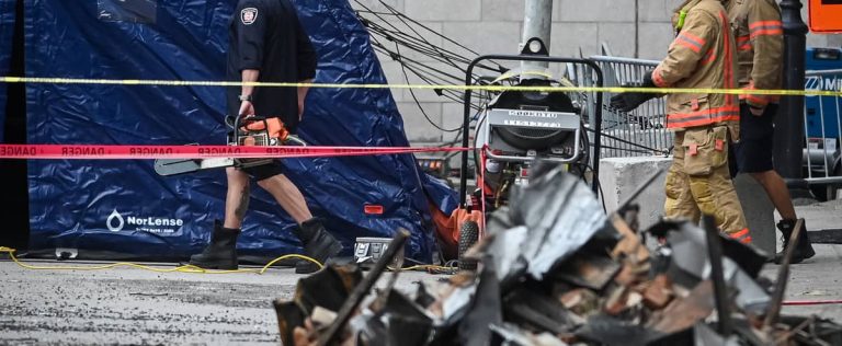 Fire in Old Montreal: a second body extricated from the rubble