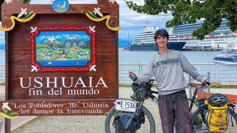 From Alaska to Ushuaia, 17-year-old Liam Garner becomes the youngest cyclist to cross America’s three continents