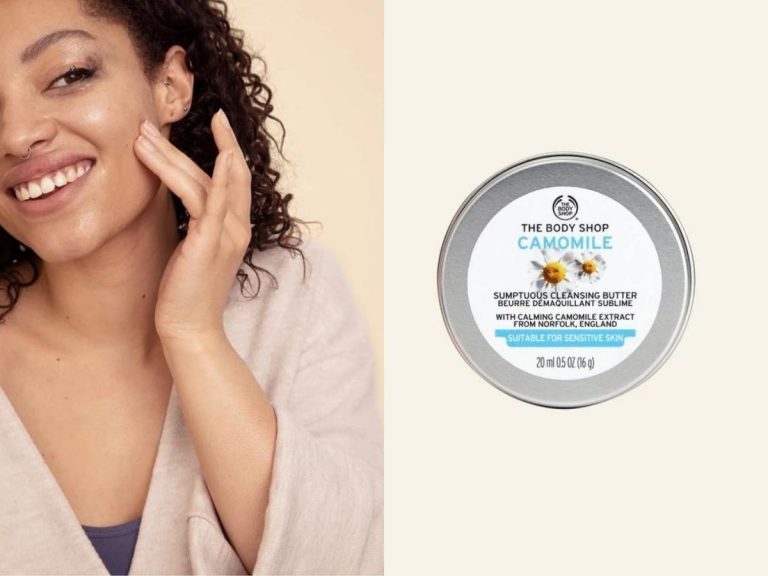 How about switching to cleansing butter with The Body Shop?