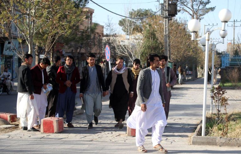 In Afghanistan, the men are back in college, not the women