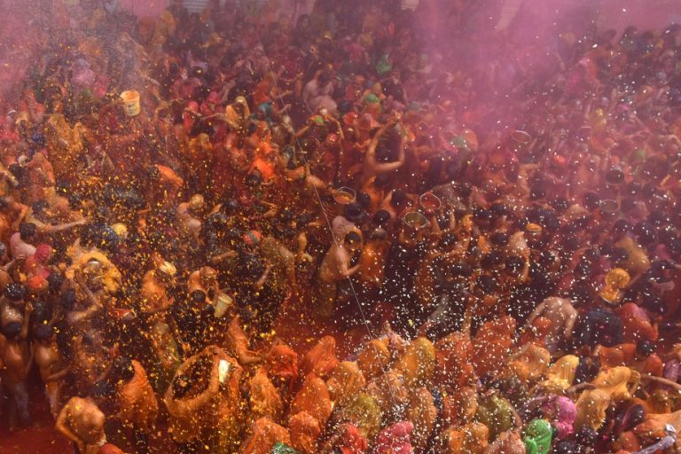 India celebrates Holi, the festival of spring colors